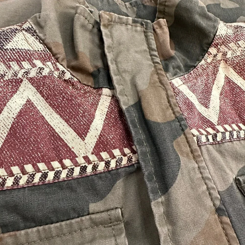 Lucky Brand camo print utility jacket